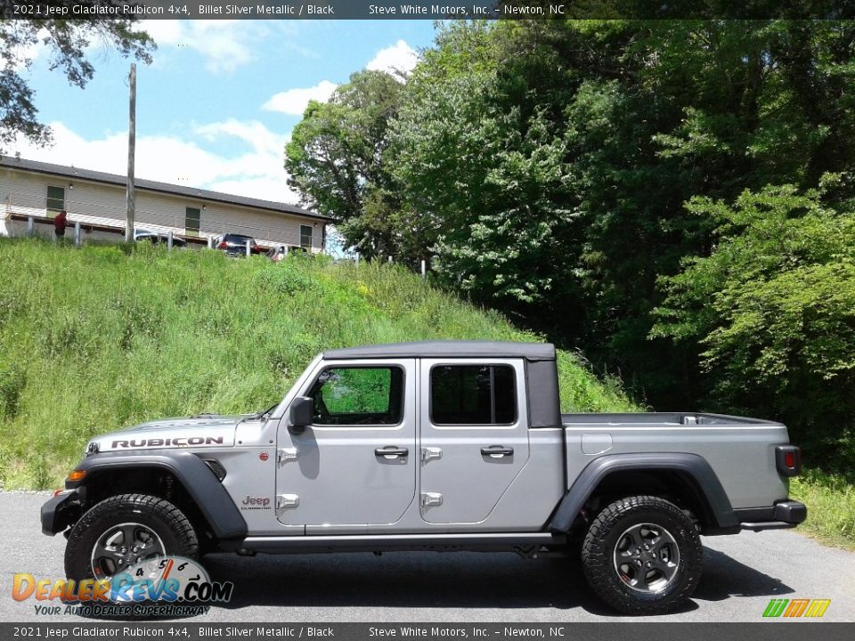 Billet Silver Metallic 2021 Jeep Gladiator Rubicon 4x4 Photo #1