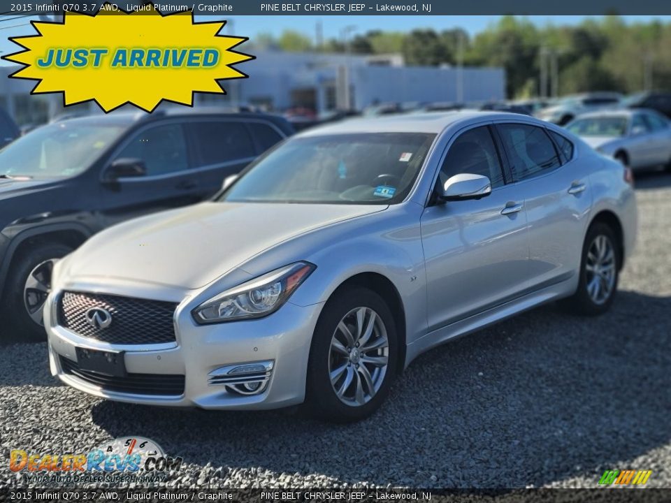 2015 Infiniti Q70 3.7 AWD Liquid Platinum / Graphite Photo #1