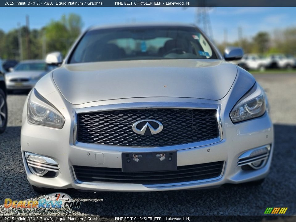 2015 Infiniti Q70 3.7 AWD Liquid Platinum / Graphite Photo #2