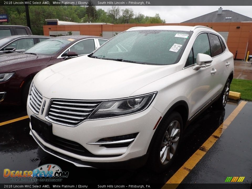 2018 Lincoln MKC Select AWD White Platinum / Ebony Photo #1