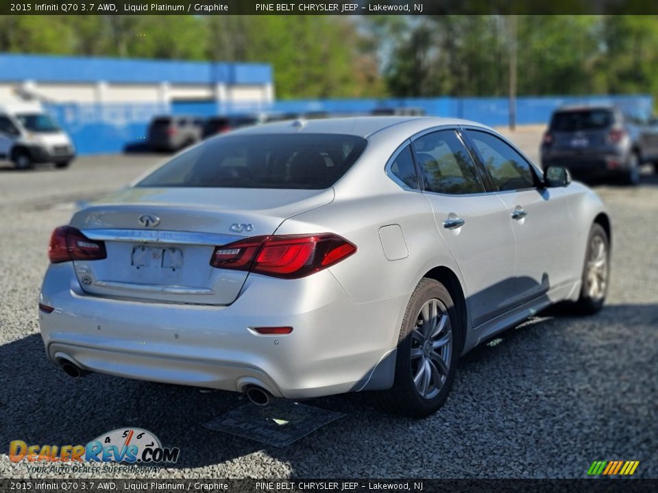 2015 Infiniti Q70 3.7 AWD Liquid Platinum / Graphite Photo #3