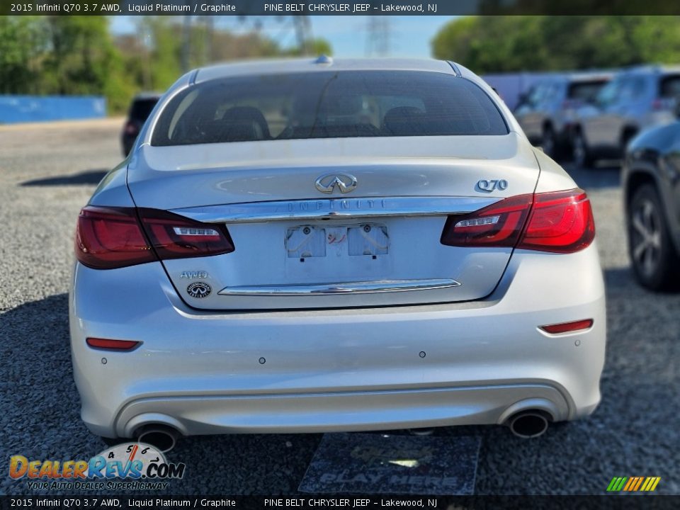 2015 Infiniti Q70 3.7 AWD Liquid Platinum / Graphite Photo #4