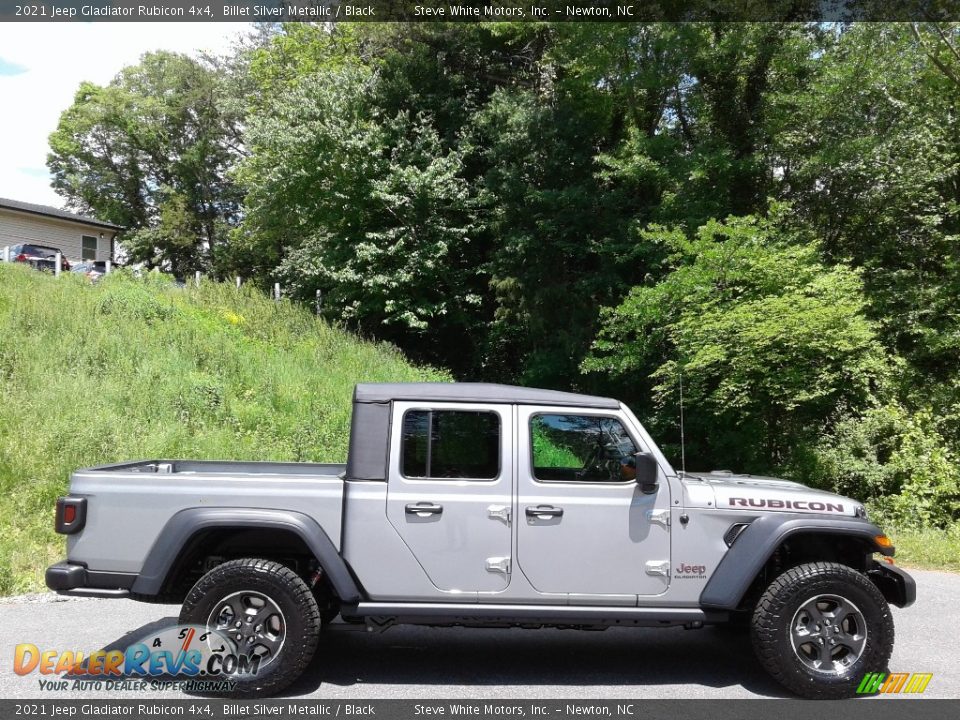 Billet Silver Metallic 2021 Jeep Gladiator Rubicon 4x4 Photo #5