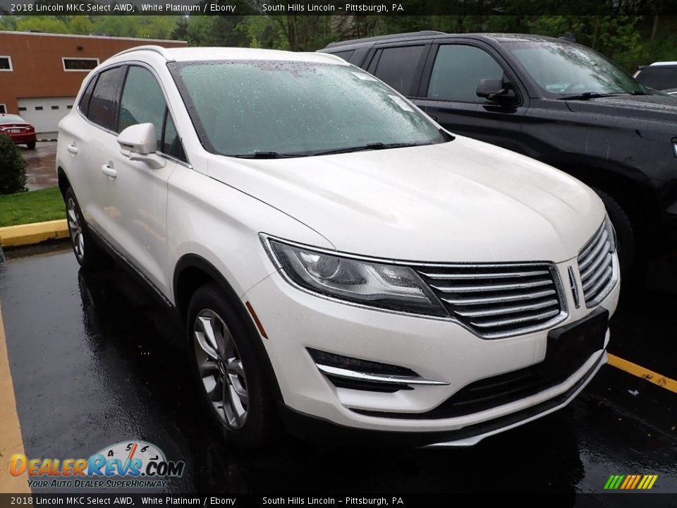 2018 Lincoln MKC Select AWD White Platinum / Ebony Photo #5