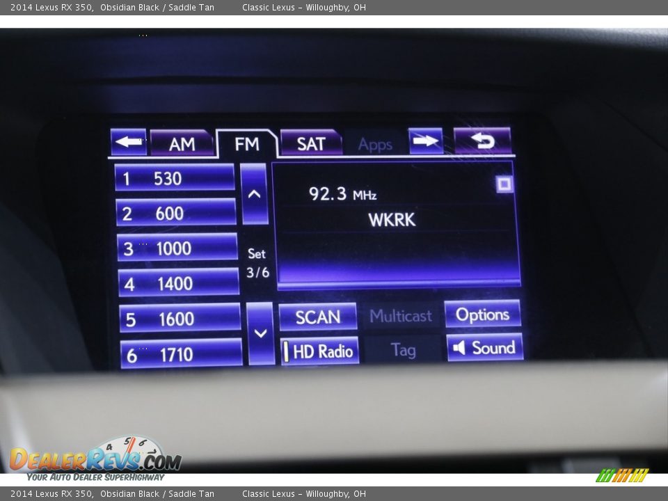 Audio System of 2014 Lexus RX 350 Photo #13