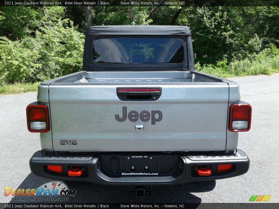 2021 Jeep Gladiator Rubicon 4x4 Billet Silver Metallic / Black Photo #7