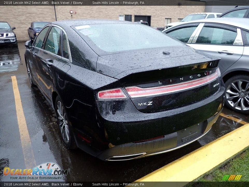 2018 Lincoln MKZ Select AWD Black Velvet / Ebony Photo #2