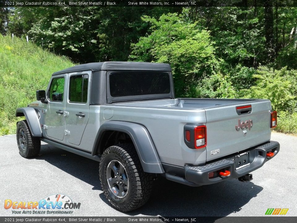 2021 Jeep Gladiator Rubicon 4x4 Billet Silver Metallic / Black Photo #9