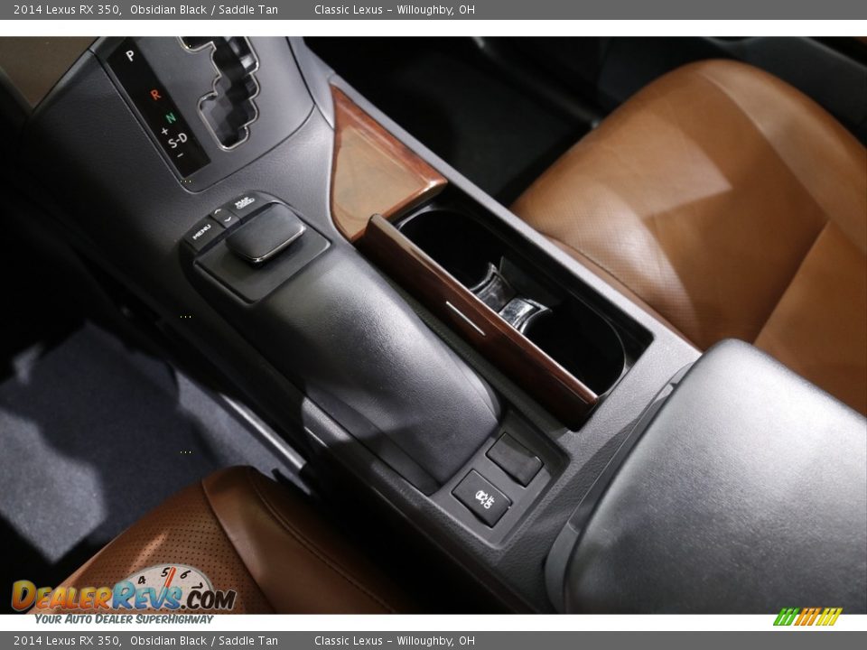 2014 Lexus RX 350 Obsidian Black / Saddle Tan Photo #16