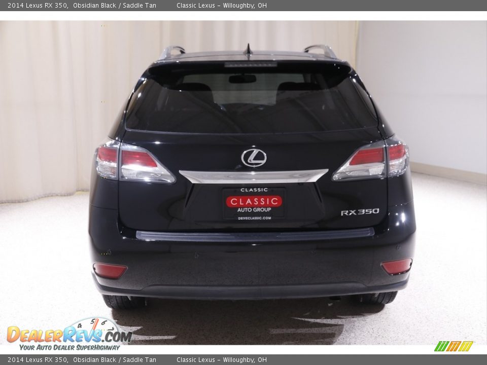 2014 Lexus RX 350 Obsidian Black / Saddle Tan Photo #20