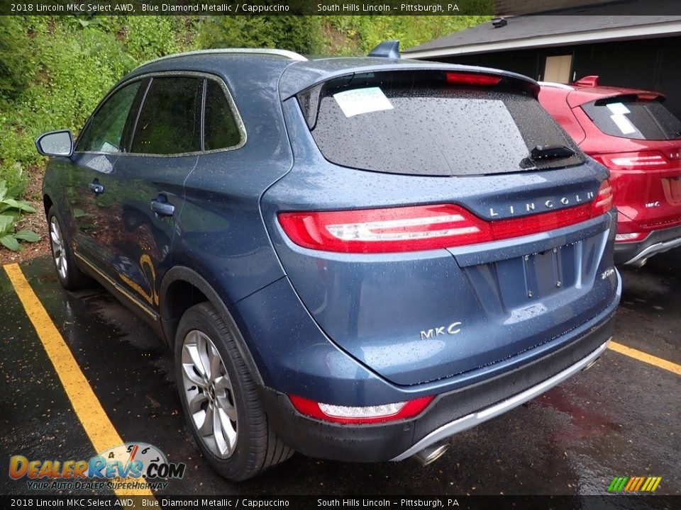 2018 Lincoln MKC Select AWD Blue Diamond Metallic / Cappuccino Photo #2