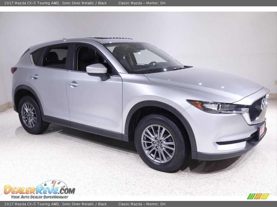 2017 Mazda CX-5 Touring AWD Sonic Silver Metallic / Black Photo #1