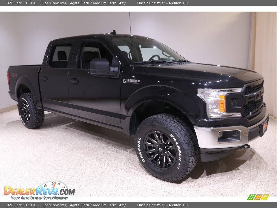 2020 Ford F150 XLT SuperCrew 4x4 Agate Black / Medium Earth Gray Photo #1