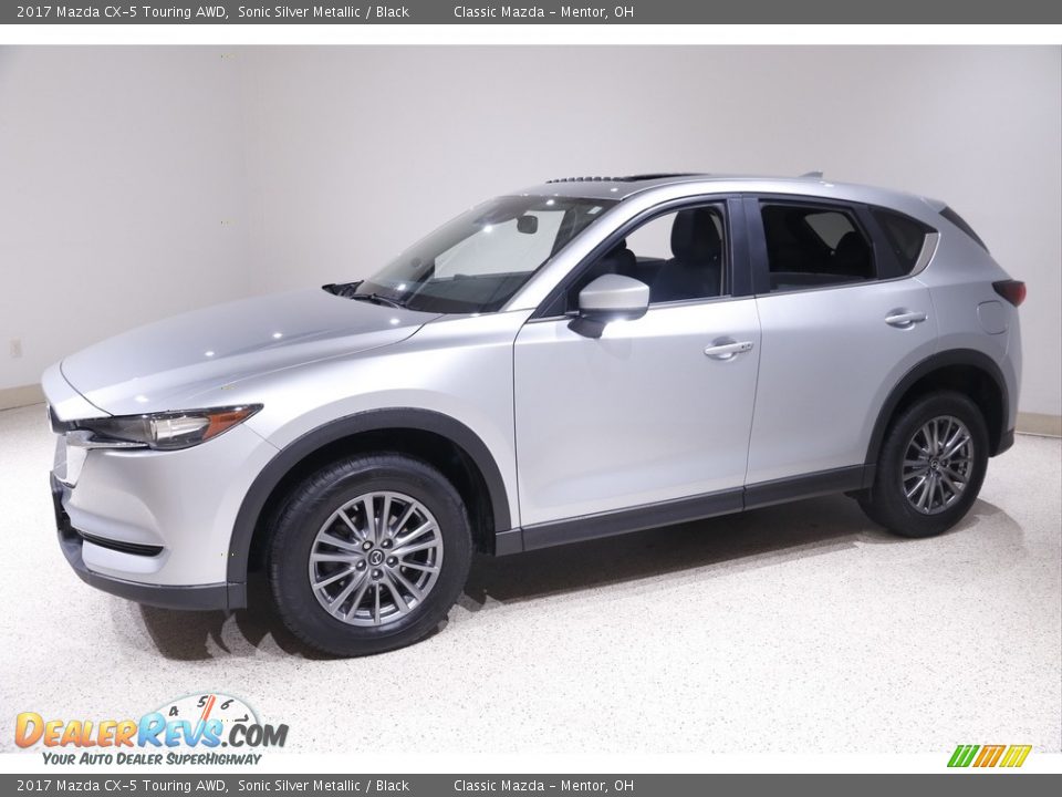 2017 Mazda CX-5 Touring AWD Sonic Silver Metallic / Black Photo #3