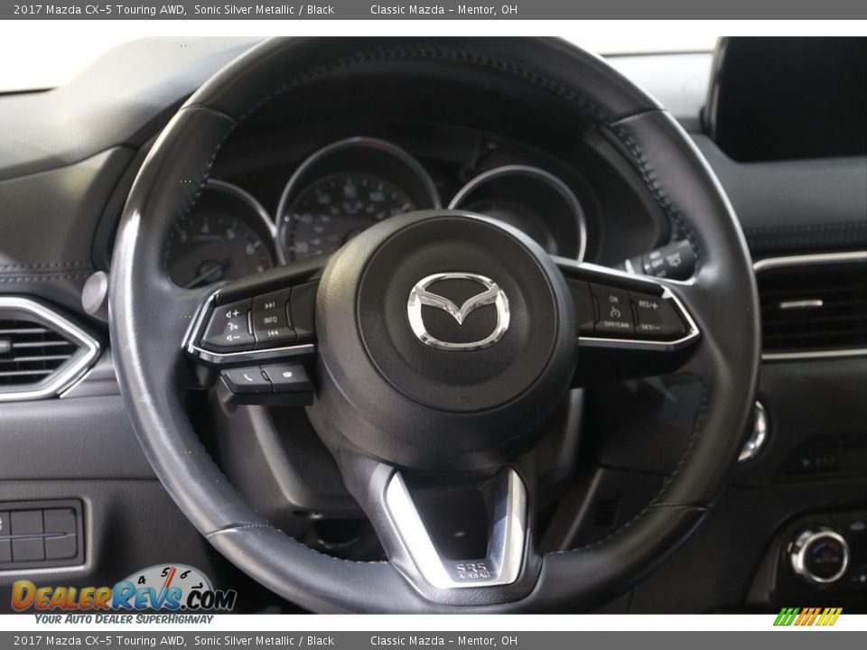 2017 Mazda CX-5 Touring AWD Sonic Silver Metallic / Black Photo #7