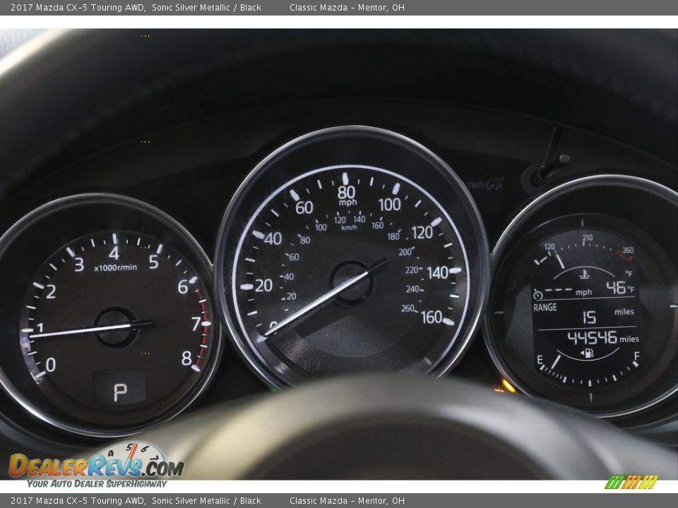 2017 Mazda CX-5 Touring AWD Sonic Silver Metallic / Black Photo #8