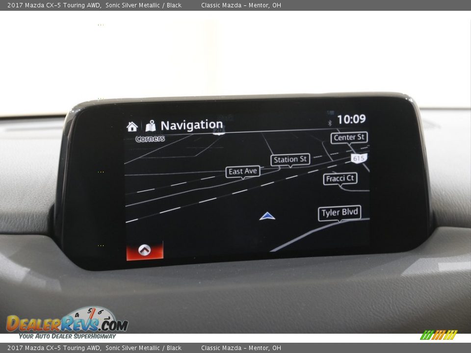 2017 Mazda CX-5 Touring AWD Sonic Silver Metallic / Black Photo #10