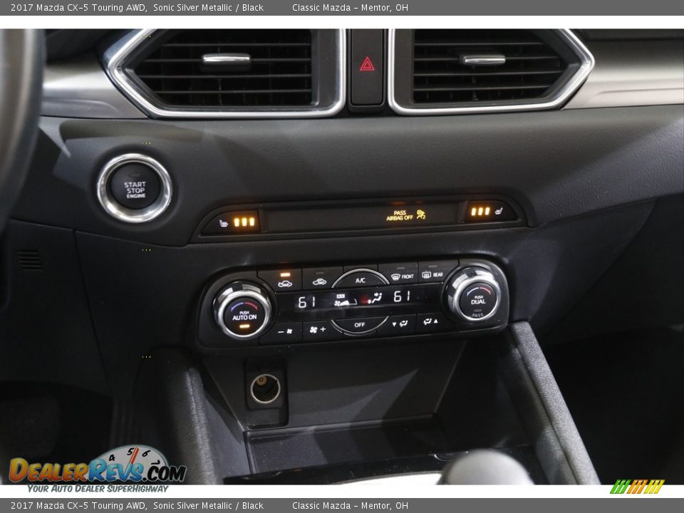 2017 Mazda CX-5 Touring AWD Sonic Silver Metallic / Black Photo #11
