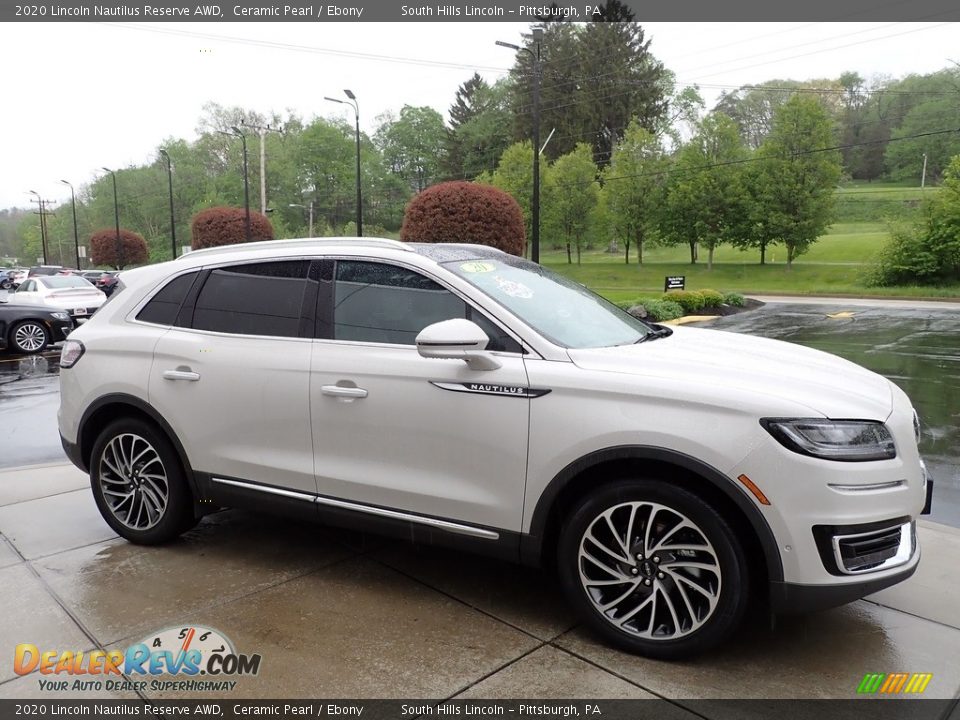 2020 Lincoln Nautilus Reserve AWD Ceramic Pearl / Ebony Photo #7