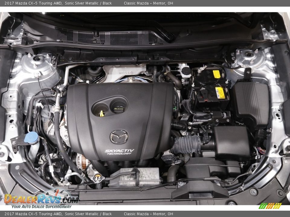 2017 Mazda CX-5 Touring AWD Sonic Silver Metallic / Black Photo #17