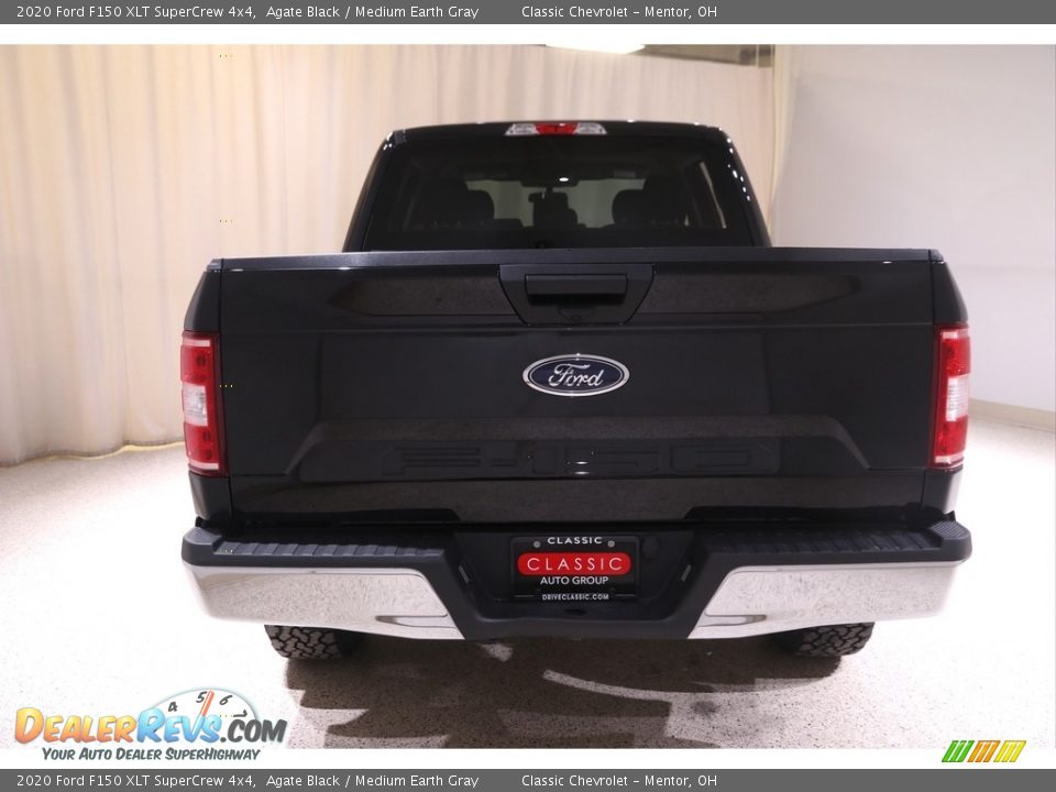 2020 Ford F150 XLT SuperCrew 4x4 Agate Black / Medium Earth Gray Photo #20