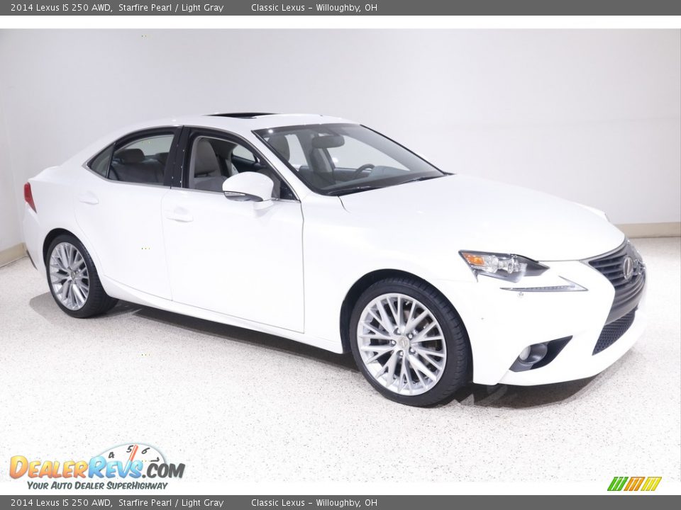 2014 Lexus IS 250 AWD Starfire Pearl / Light Gray Photo #1