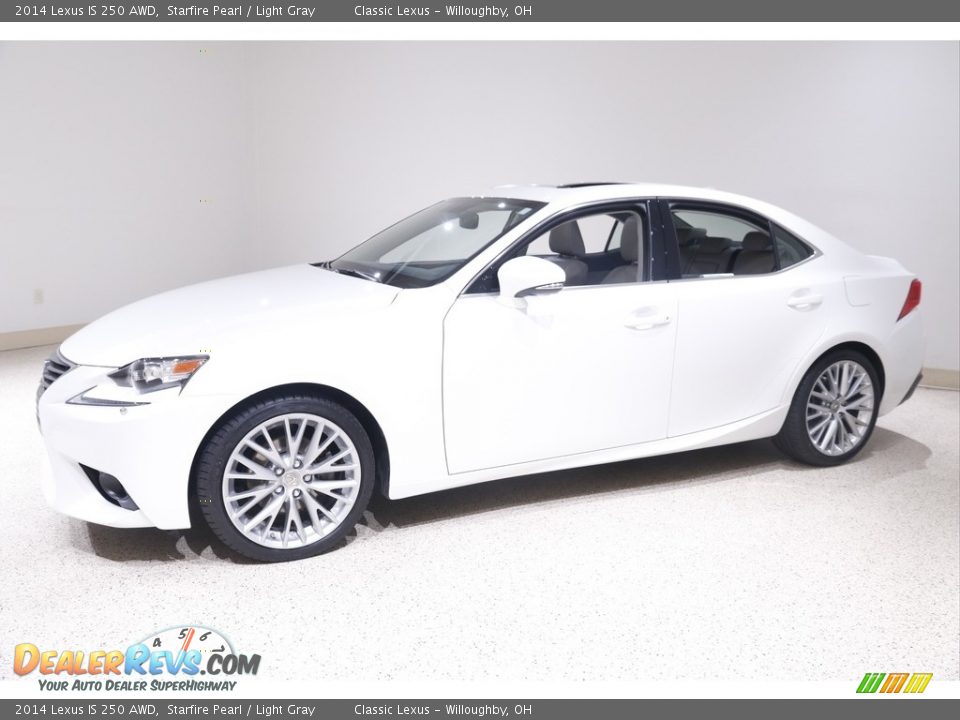 2014 Lexus IS 250 AWD Starfire Pearl / Light Gray Photo #3