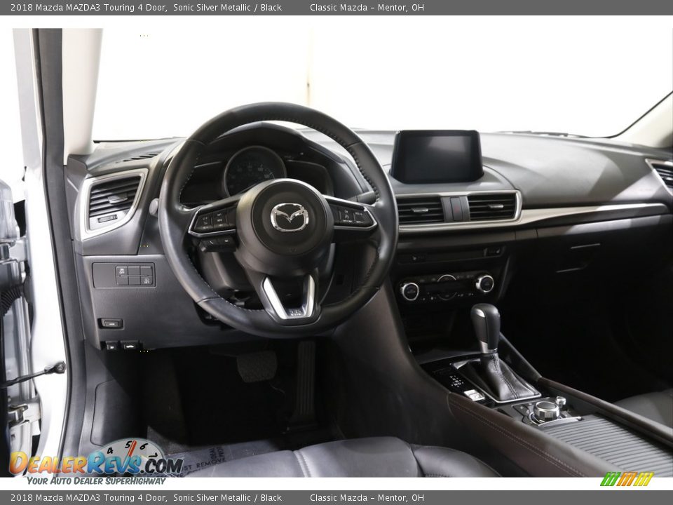 2018 Mazda MAZDA3 Touring 4 Door Sonic Silver Metallic / Black Photo #6