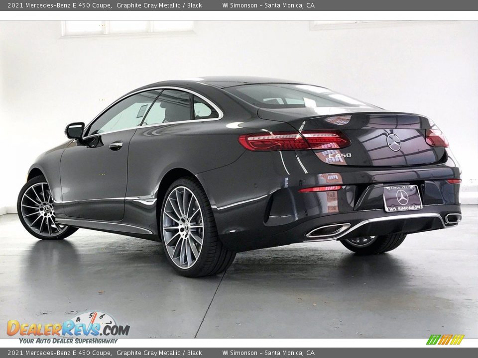 2021 Mercedes-Benz E 450 Coupe Graphite Gray Metallic / Black Photo #2