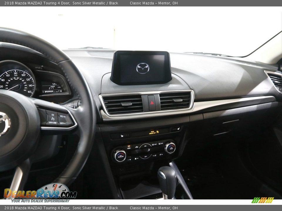 2018 Mazda MAZDA3 Touring 4 Door Sonic Silver Metallic / Black Photo #9