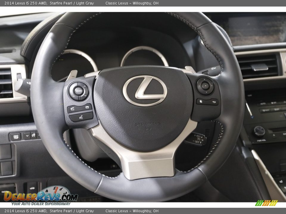 2014 Lexus IS 250 AWD Starfire Pearl / Light Gray Photo #7