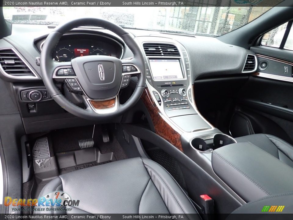 Ebony Interior - 2020 Lincoln Nautilus Reserve AWD Photo #17