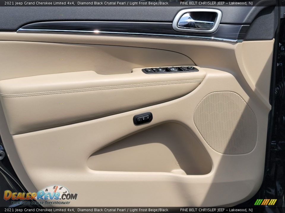2021 Jeep Grand Cherokee Limited 4x4 Diamond Black Crystal Pearl / Light Frost Beige/Black Photo #12