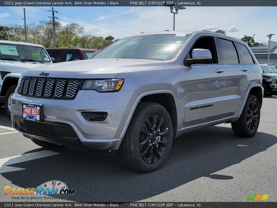 2021 Jeep Grand Cherokee Laredo 4x4 Billet Silver Metallic / Black Photo #1