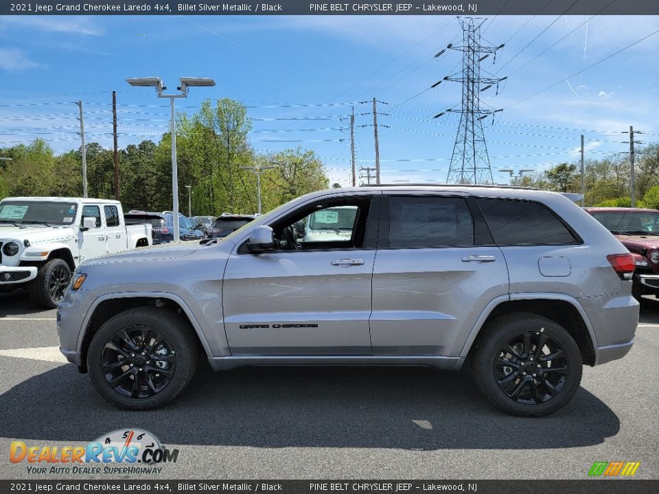 2021 Jeep Grand Cherokee Laredo 4x4 Billet Silver Metallic / Black Photo #4