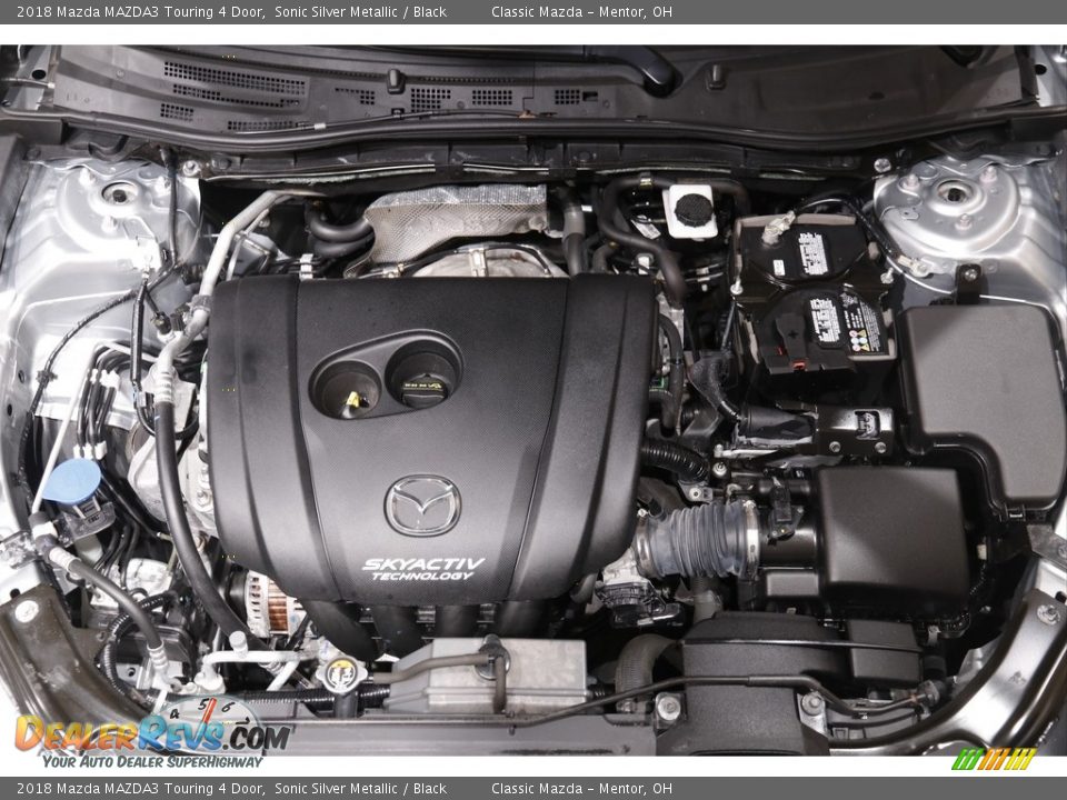 2018 Mazda MAZDA3 Touring 4 Door Sonic Silver Metallic / Black Photo #19