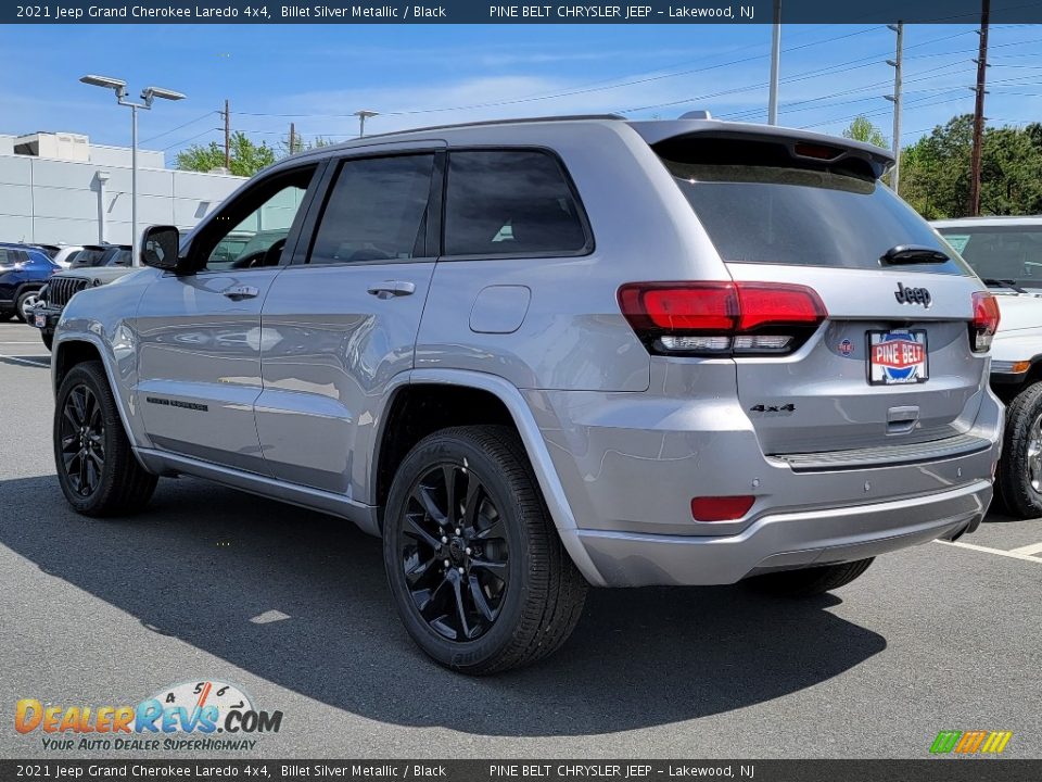 2021 Jeep Grand Cherokee Laredo 4x4 Billet Silver Metallic / Black Photo #6