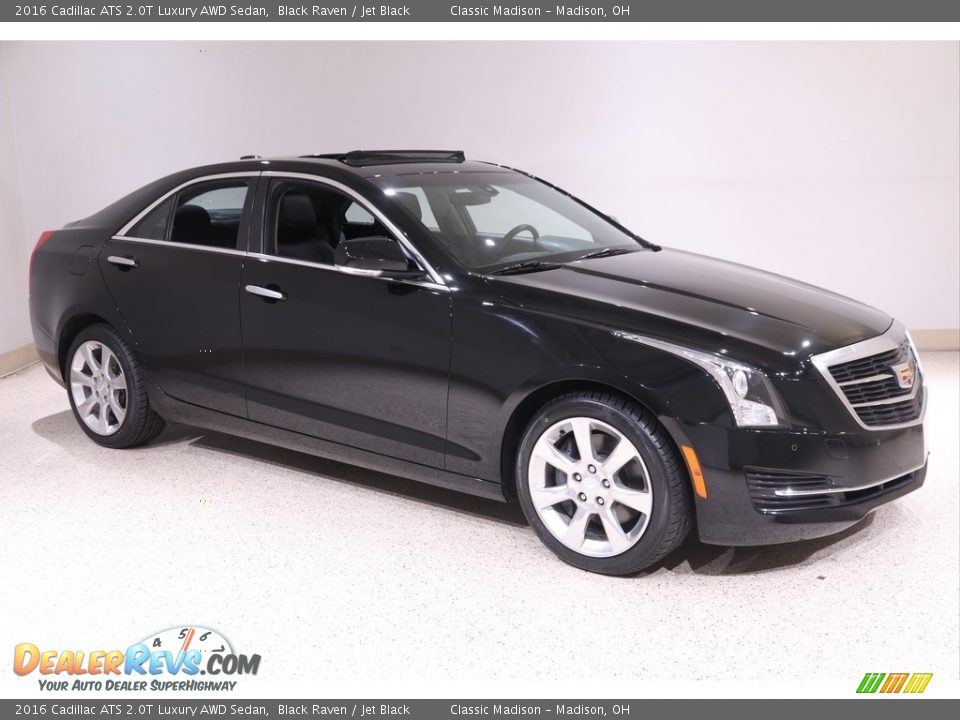 Black Raven 2016 Cadillac ATS 2.0T Luxury AWD Sedan Photo #1