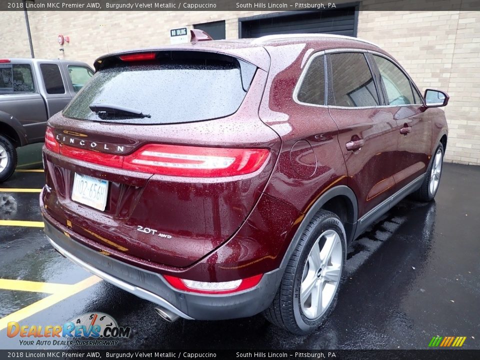 2018 Lincoln MKC Premier AWD Burgundy Velvet Metallic / Cappuccino Photo #4