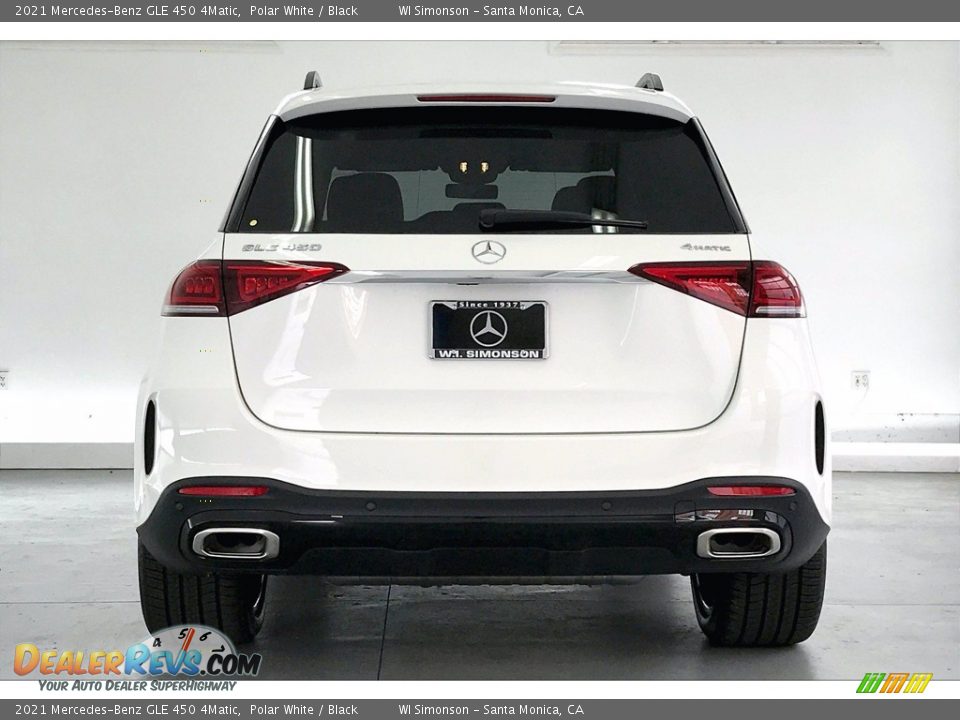 2021 Mercedes-Benz GLE 450 4Matic Polar White / Black Photo #3