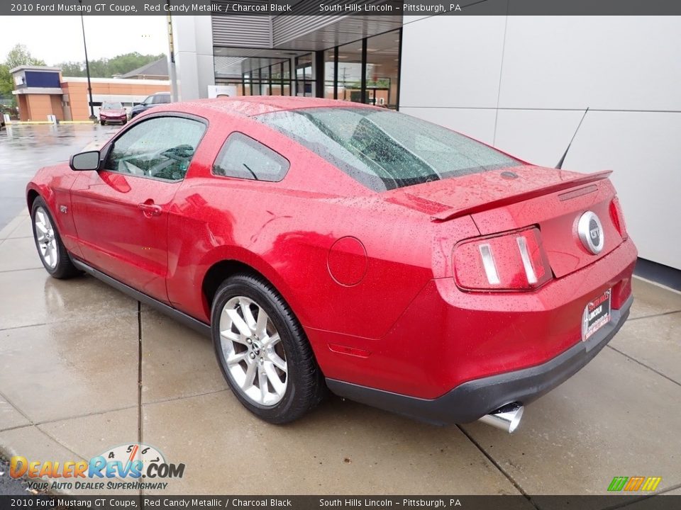 2010 Ford Mustang GT Coupe Red Candy Metallic / Charcoal Black Photo #3