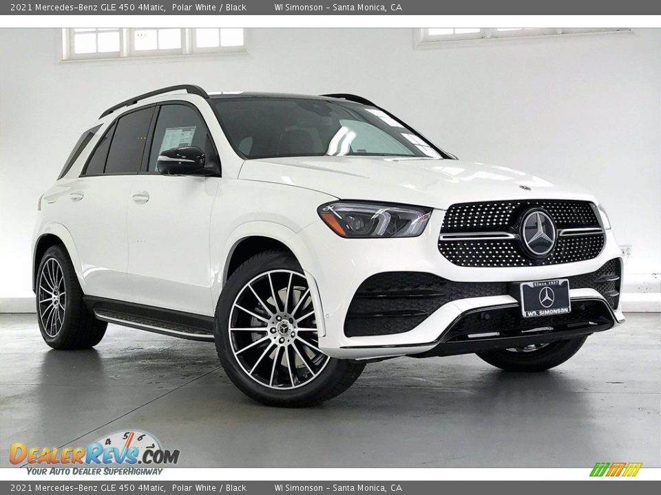 2021 Mercedes-Benz GLE 450 4Matic Polar White / Black Photo #12