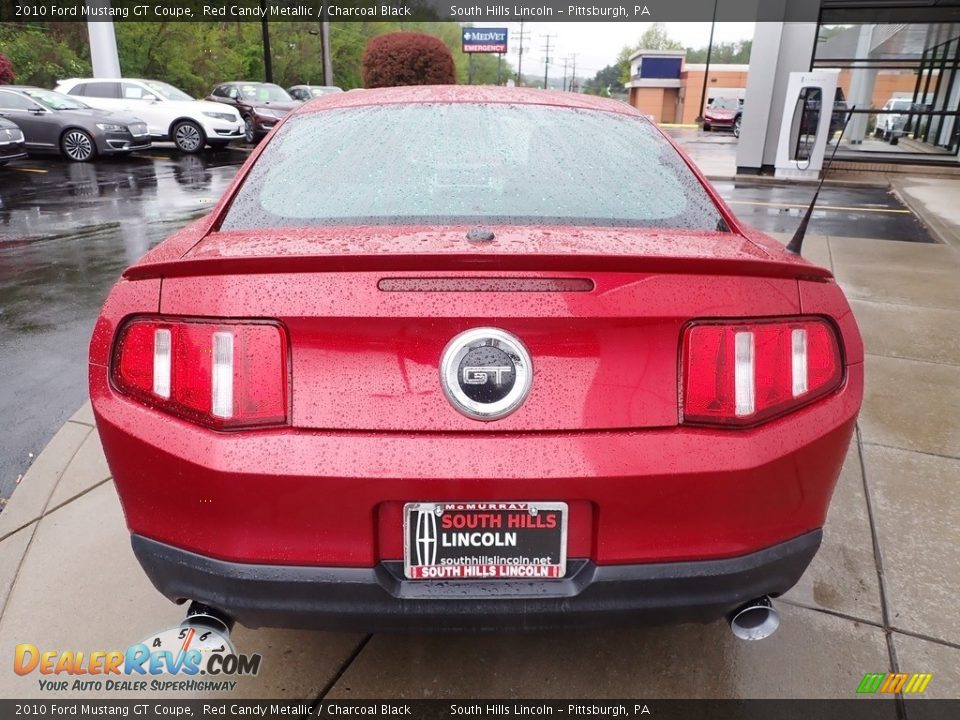 2010 Ford Mustang GT Coupe Red Candy Metallic / Charcoal Black Photo #4