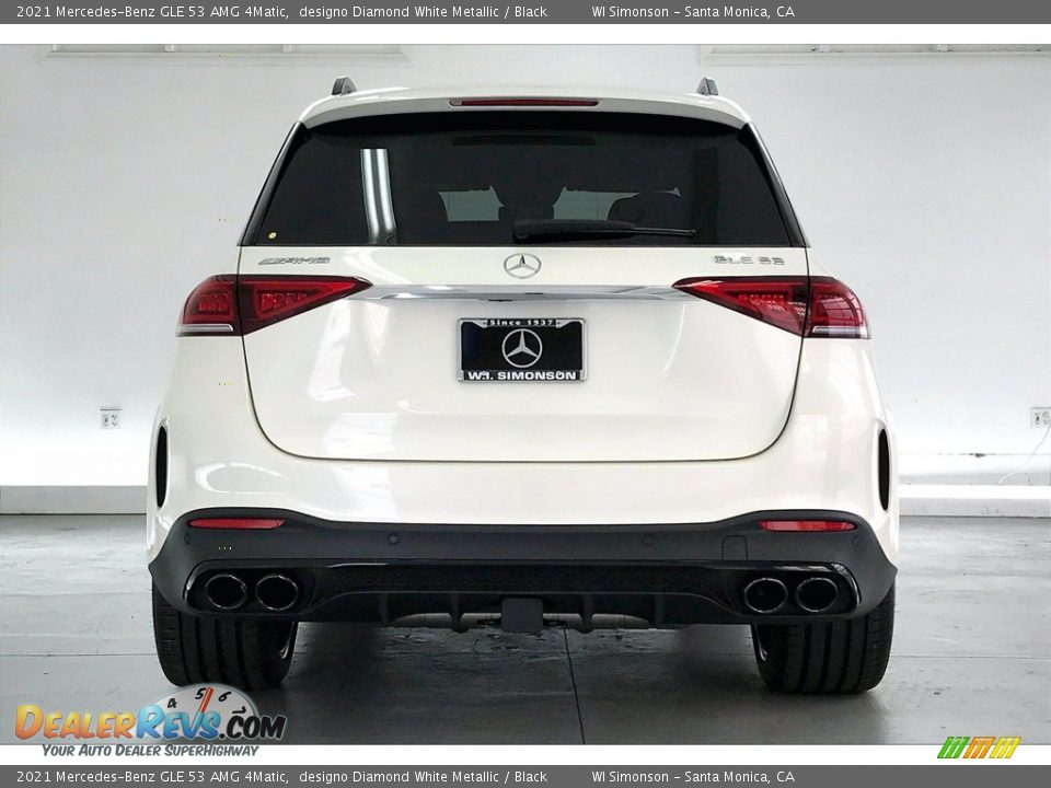 2021 Mercedes-Benz GLE 53 AMG 4Matic designo Diamond White Metallic / Black Photo #3