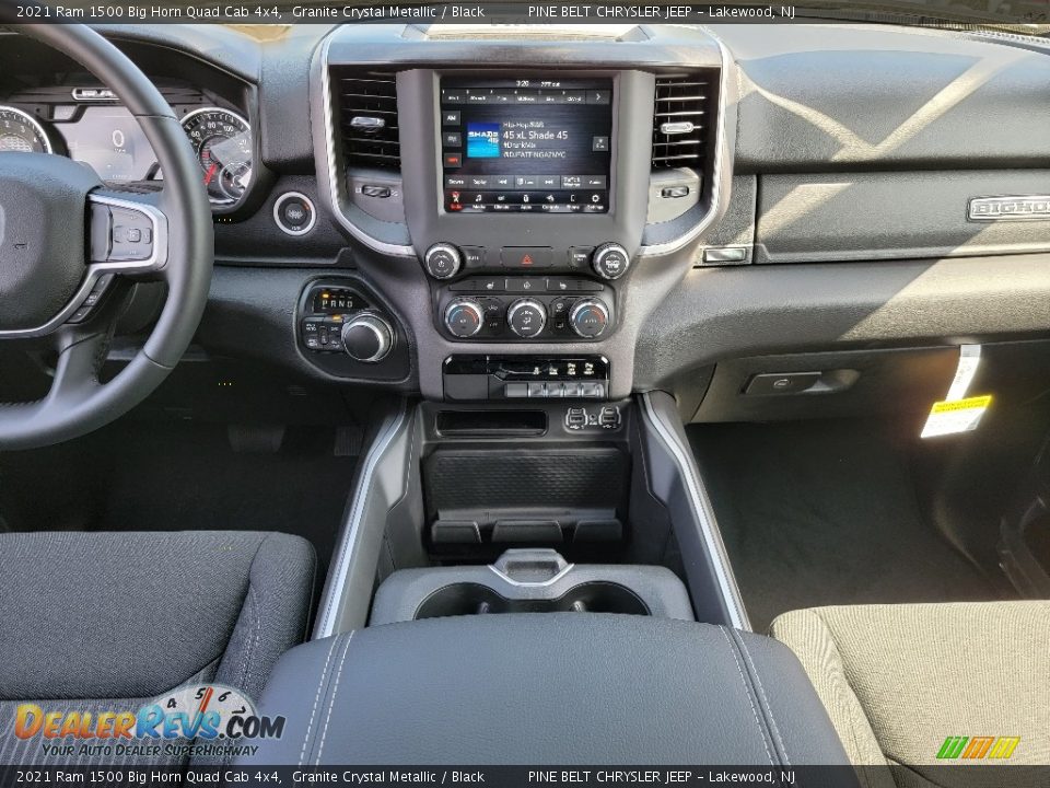 Dashboard of 2021 Ram 1500 Big Horn Quad Cab 4x4 Photo #10