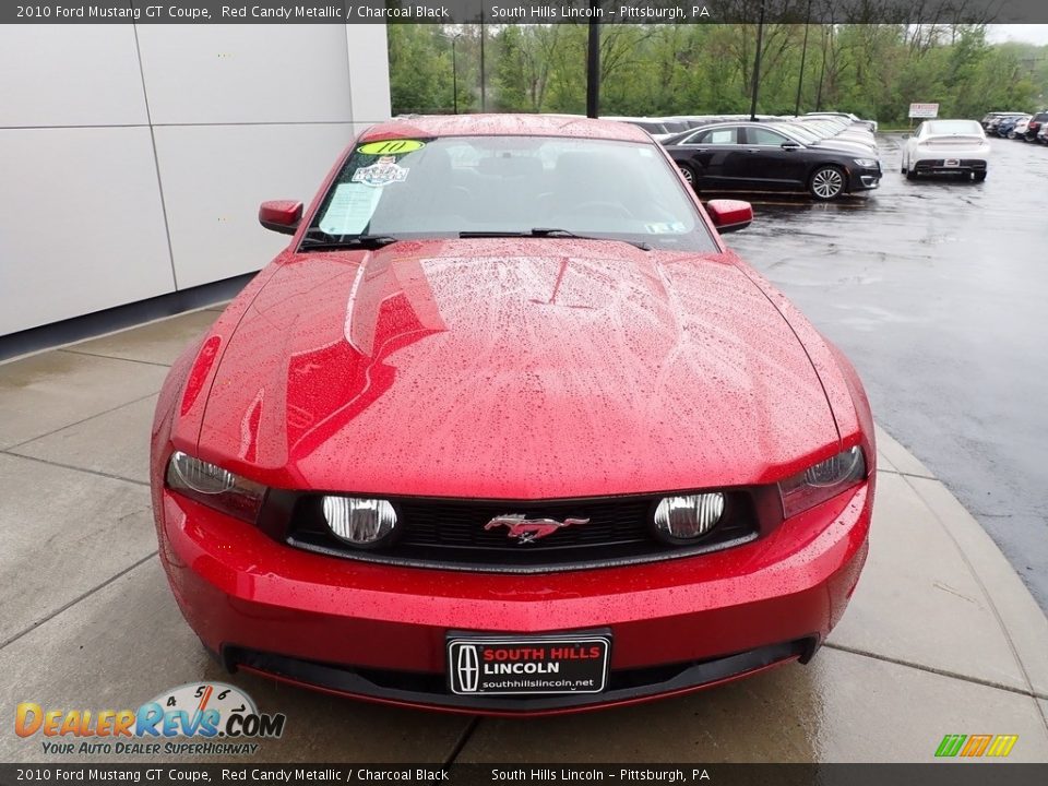 2010 Ford Mustang GT Coupe Red Candy Metallic / Charcoal Black Photo #8