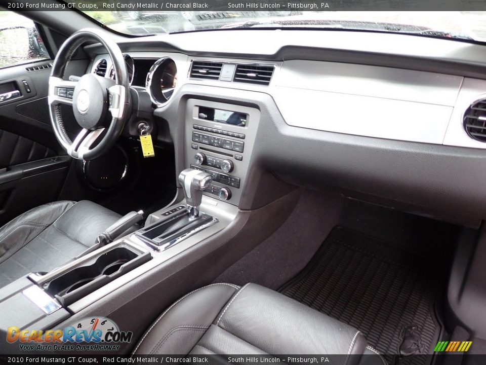 2010 Ford Mustang GT Coupe Red Candy Metallic / Charcoal Black Photo #11