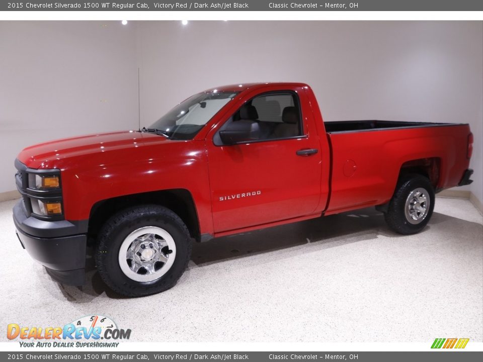 Victory Red 2015 Chevrolet Silverado 1500 WT Regular Cab Photo #3