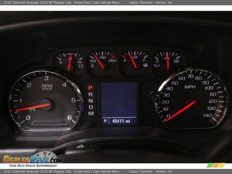 2015 Chevrolet Silverado 1500 WT Regular Cab Gauges Photo #7