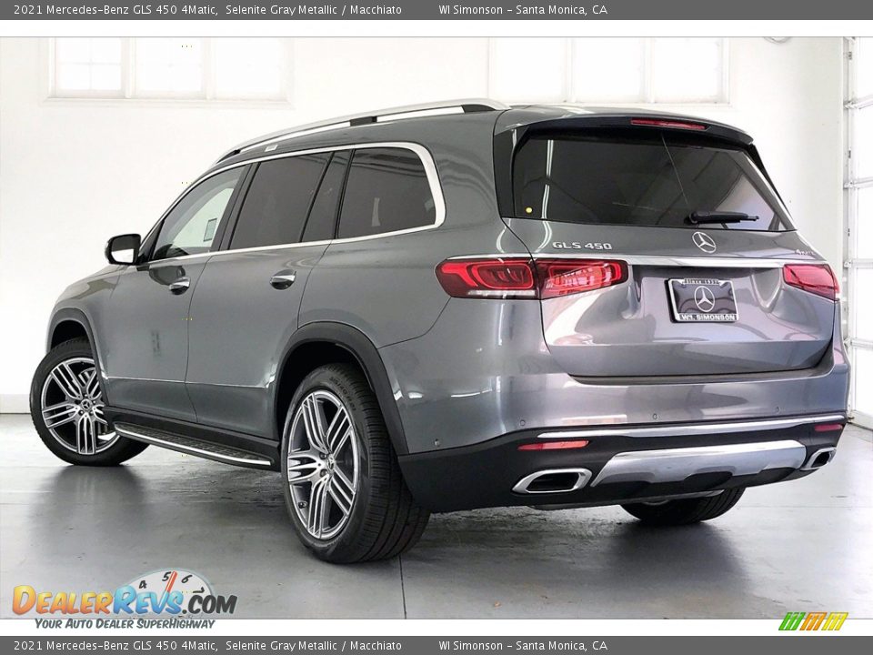 2021 Mercedes-Benz GLS 450 4Matic Selenite Gray Metallic / Macchiato Photo #2